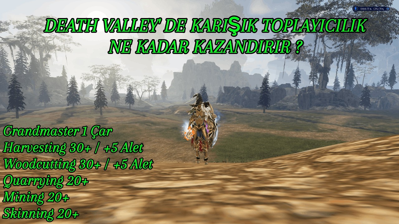 Death Valley' de Karışık Toplayıcılık Ne Kadar Kazandırır ? / Canlı Yayın Tadında Kesintisiz 1 Saat.