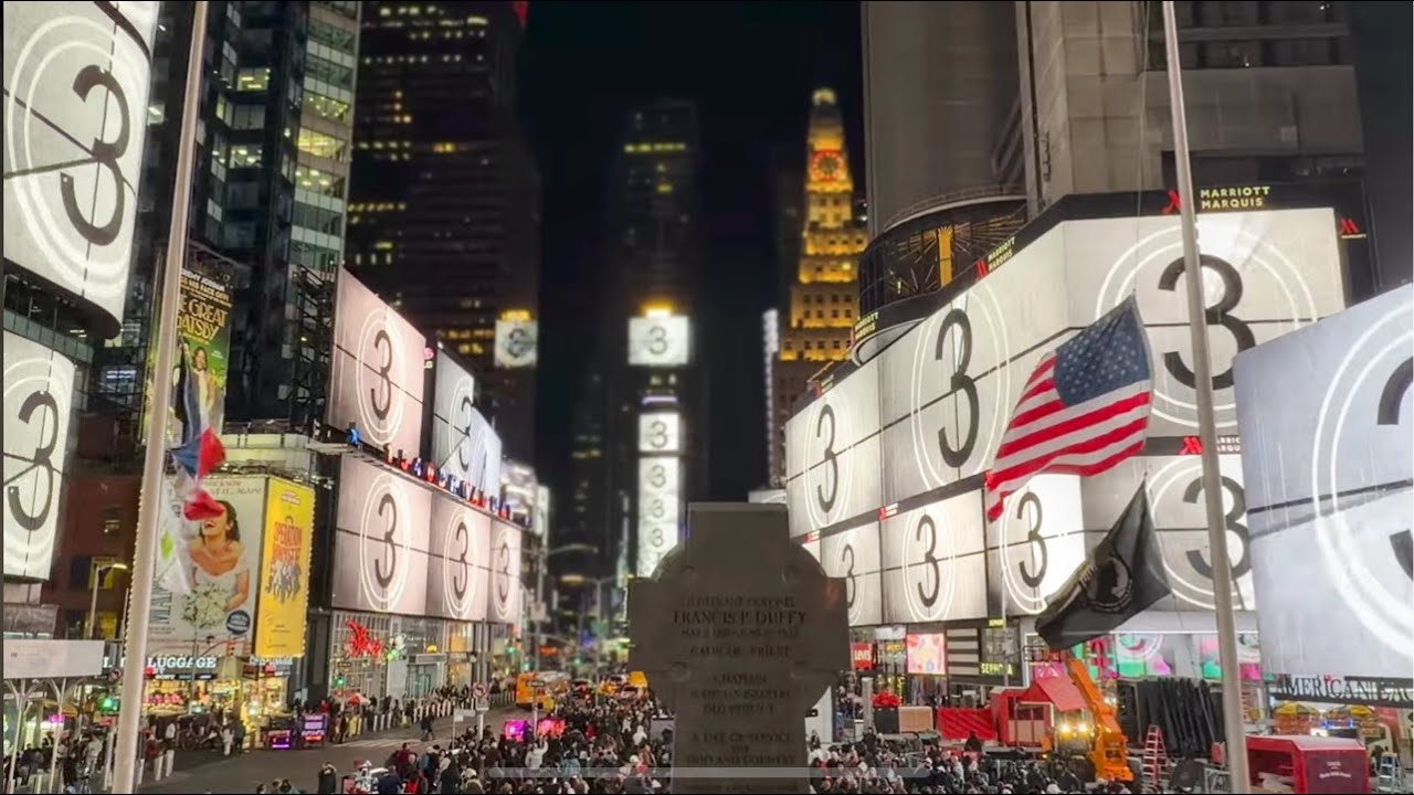 🔴 LIVE New York: Very, Very Cold February Midnight MomentTimes Square • February 1, 2026 ❄️🌆