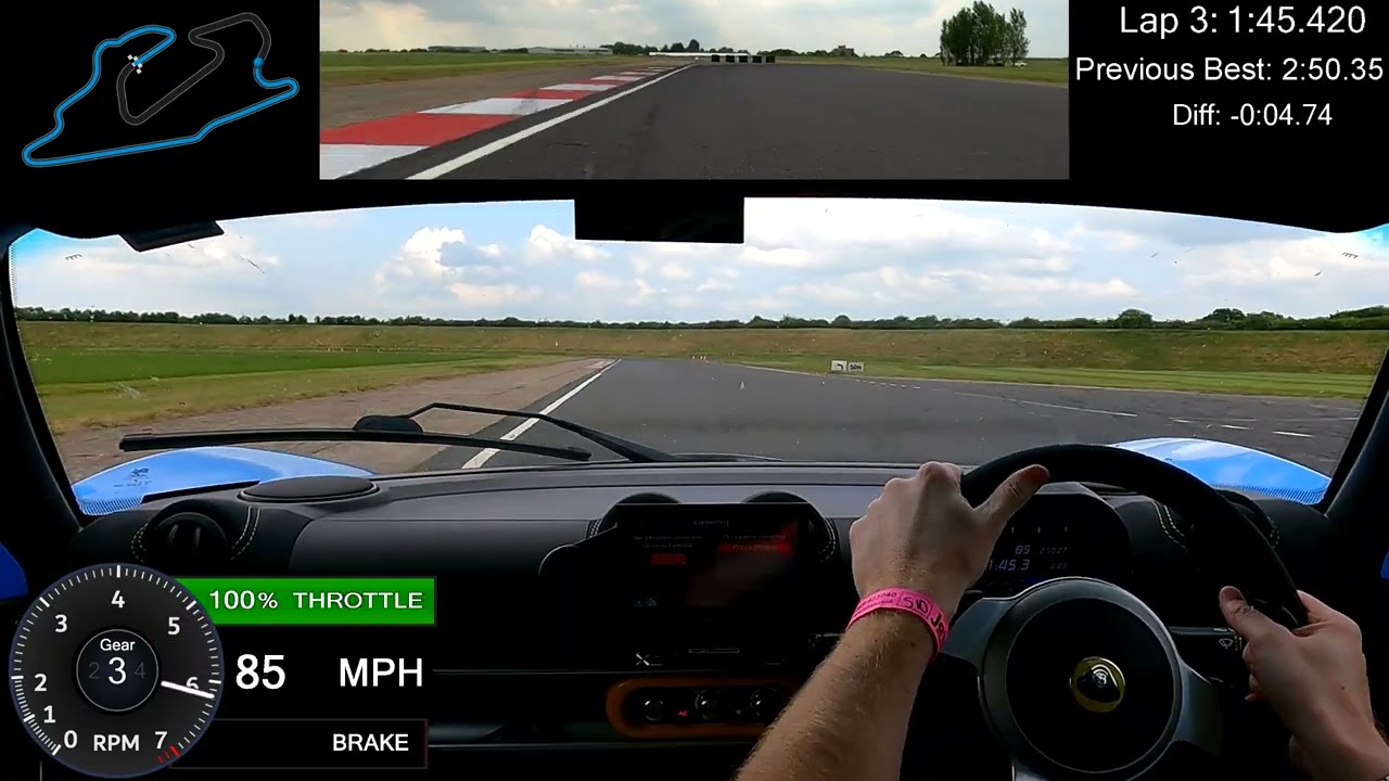 Bedford Autodrome 19/05/25 - Lotus Exige 410 Best lap