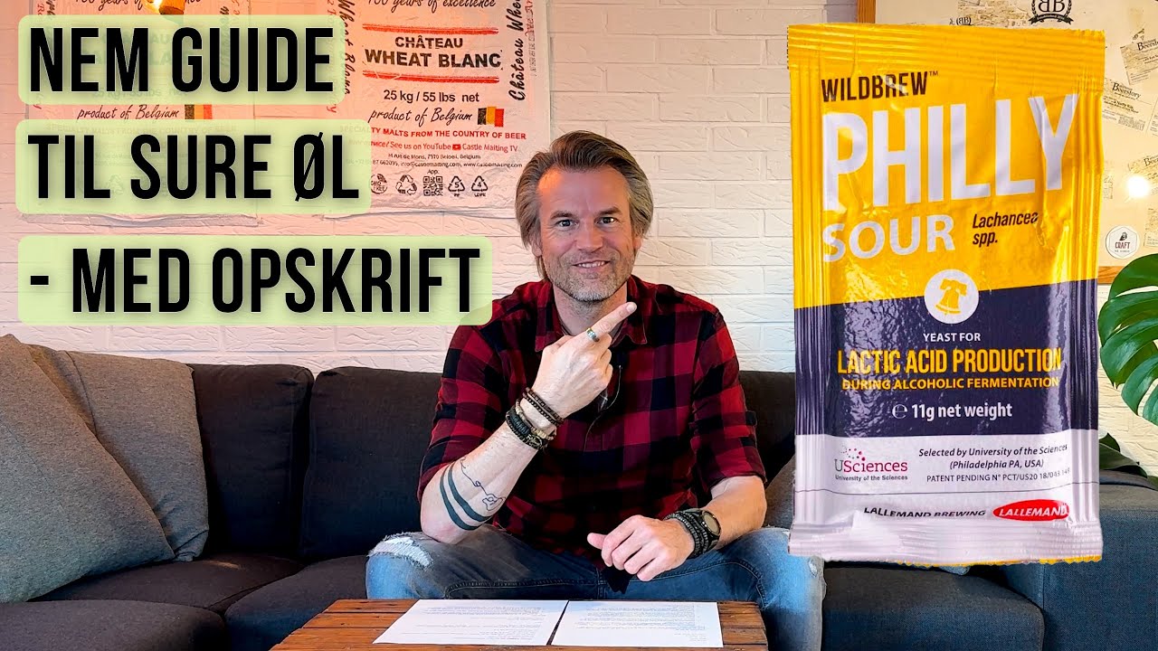 Nem guide til at brygge sure øl - Berliner Weisse og Philly Sour gæren med opskrift