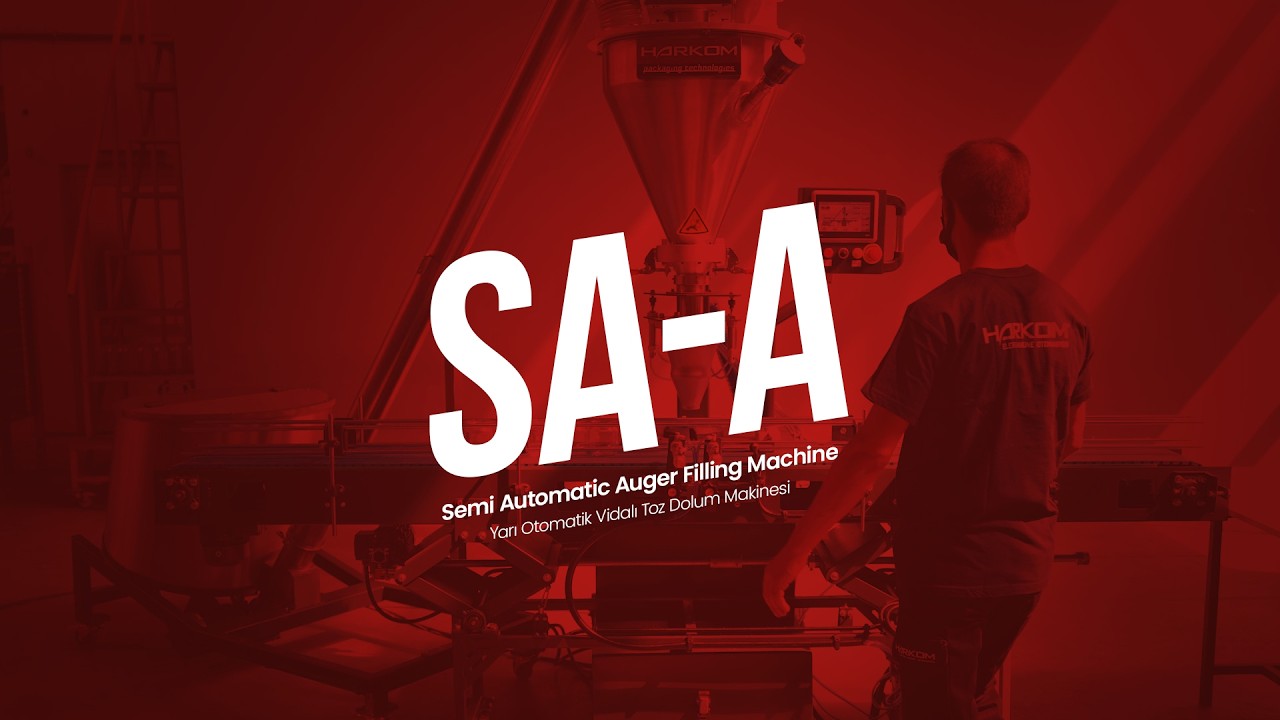 SA-A - Semi Automatic Auger Filling Machine
