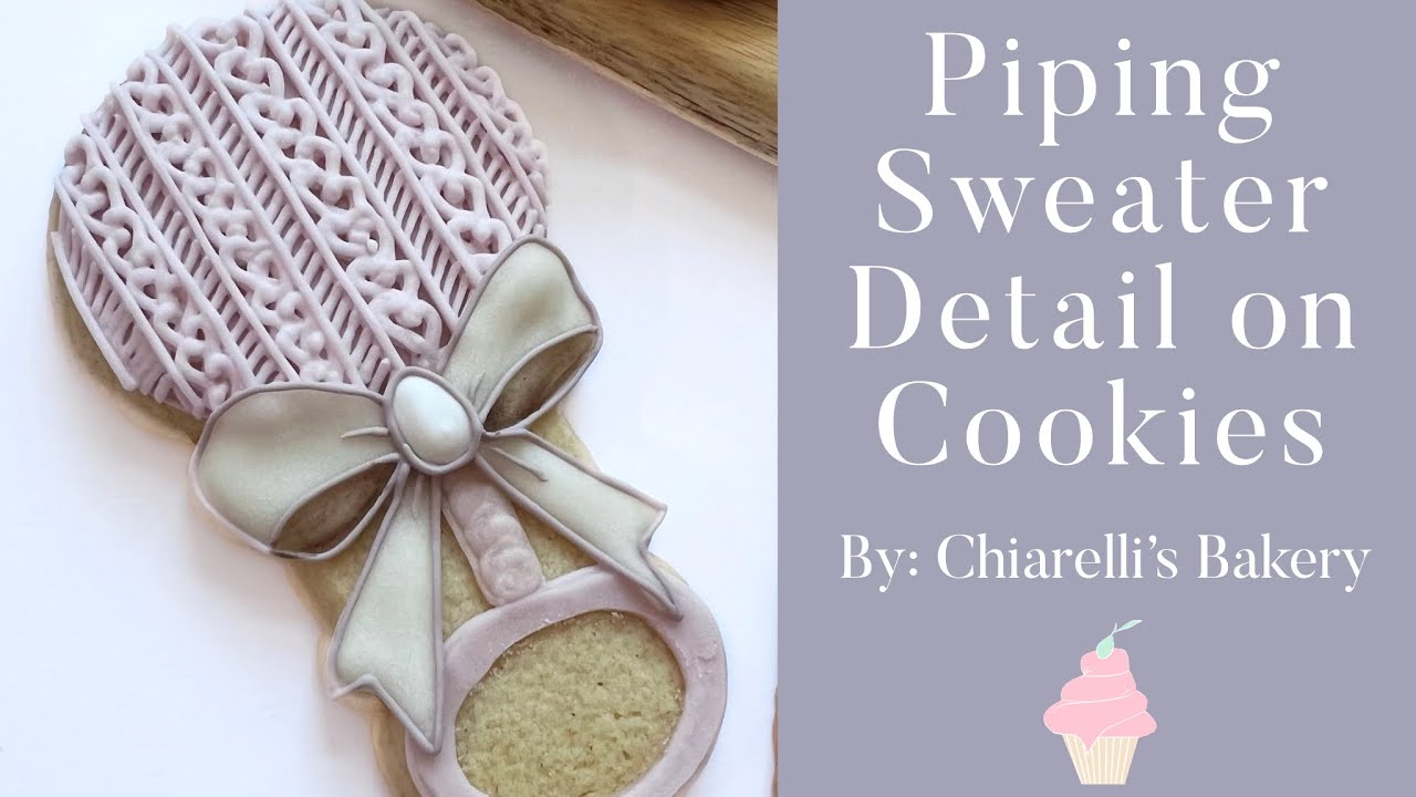 Creating a Knit Sweater effect on Cookies