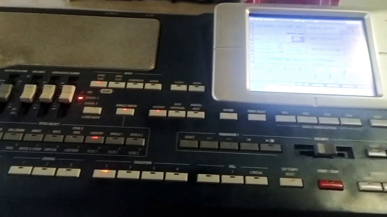 Como salvar ritmos do teclado Pa800 korg em um Pendrive se escreva no canal