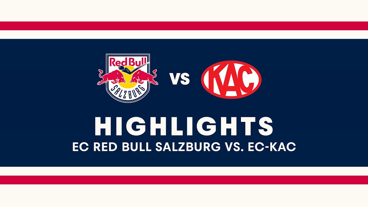 EC Red Bull Salzburg vs. EC KAC - Game Highlights