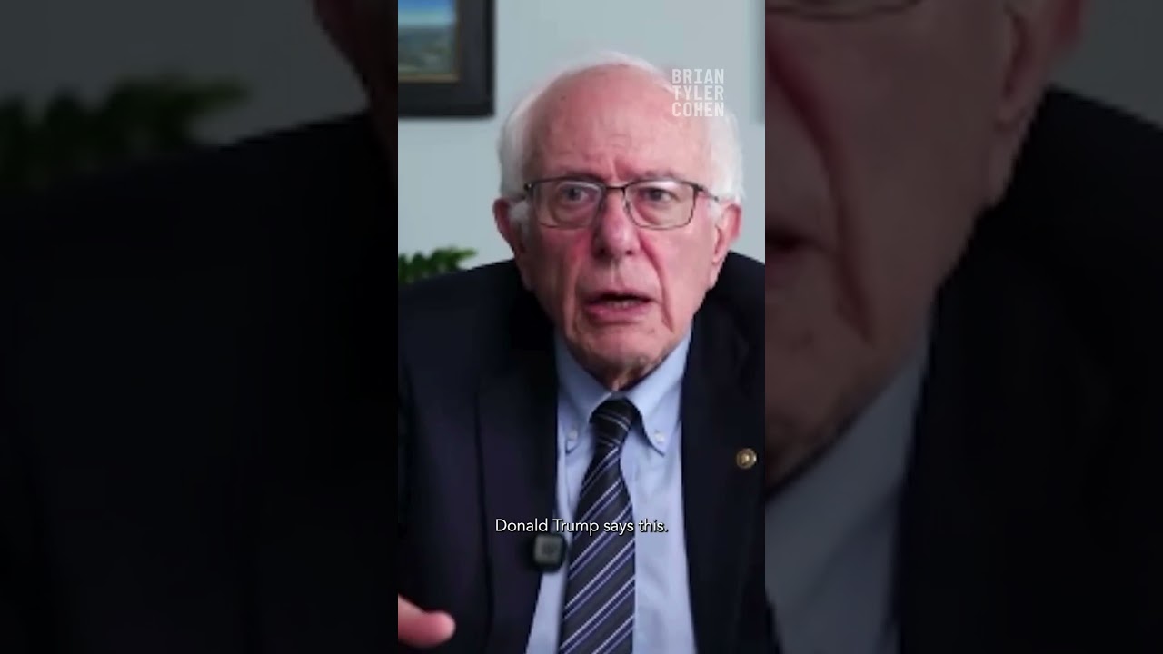 Bernie SLAMS Trump&rsquo;s cult of personality