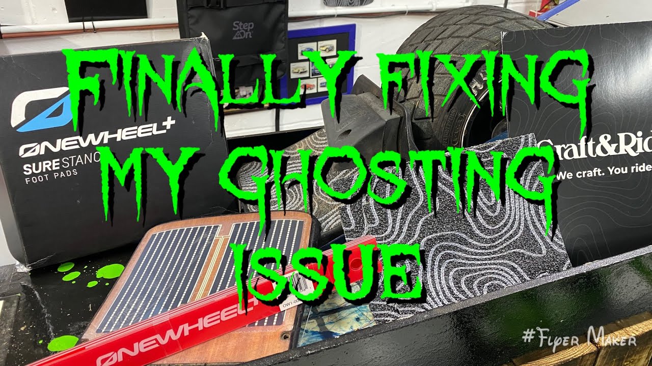 Fixing my Ghosting issue finally on my Onewheel, replacing the sure stance foot pad & new grip tape.