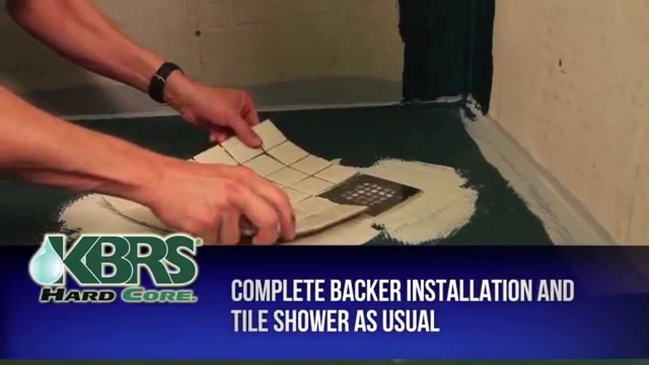 How to Install a Shower Pan Using the KBRS Tileable Shower Base (Tile-Basin®)