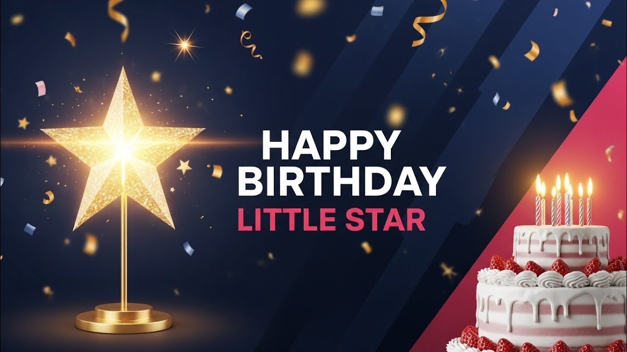 Happy Birthday Song for Kids 🎂 | Cheerful Birthday Song with Lyrics | Fun Children&rsquo;s Birthday Music