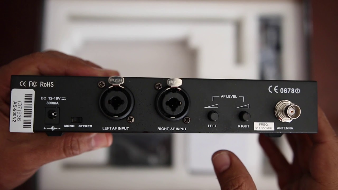 In ear monitor/ translation system Galaxy AS900-4 (subtitulos en Espa&ntilde;ol)