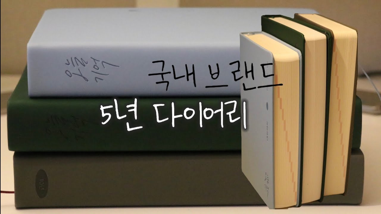 국내브랜드 5년 다이어리 리뷰 📖📚 | 왜 이걸 골랐을까? (3·10년 포함) | 2026