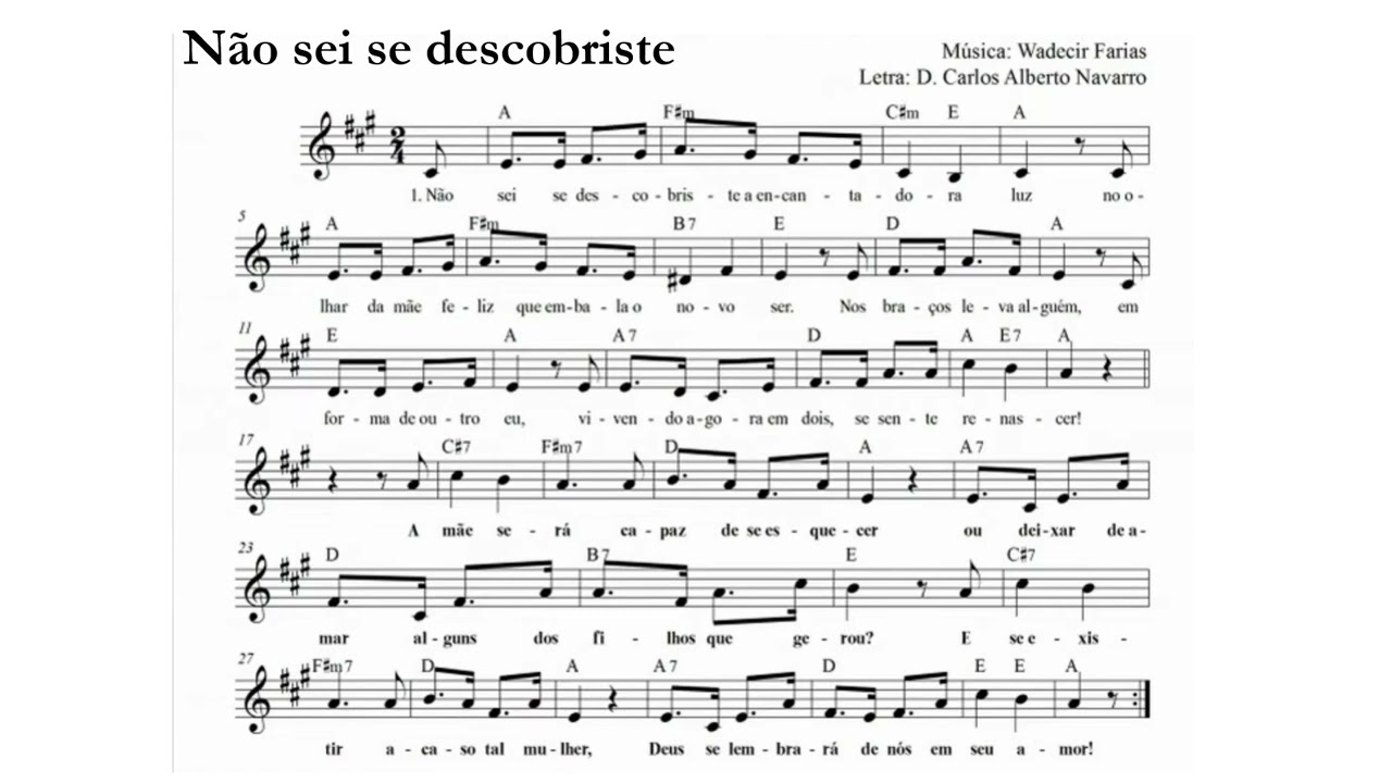 Não sei se descobriste - Dom Navarro e Waldeci Farias