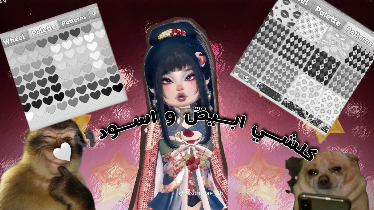 دريس تو امبريس😭🤍•||•لكن كلشي بيكون باللون الأبيض والأسود💆🏻‍♀️❕•||•مقدر أشوف ولا لون 🎨!!