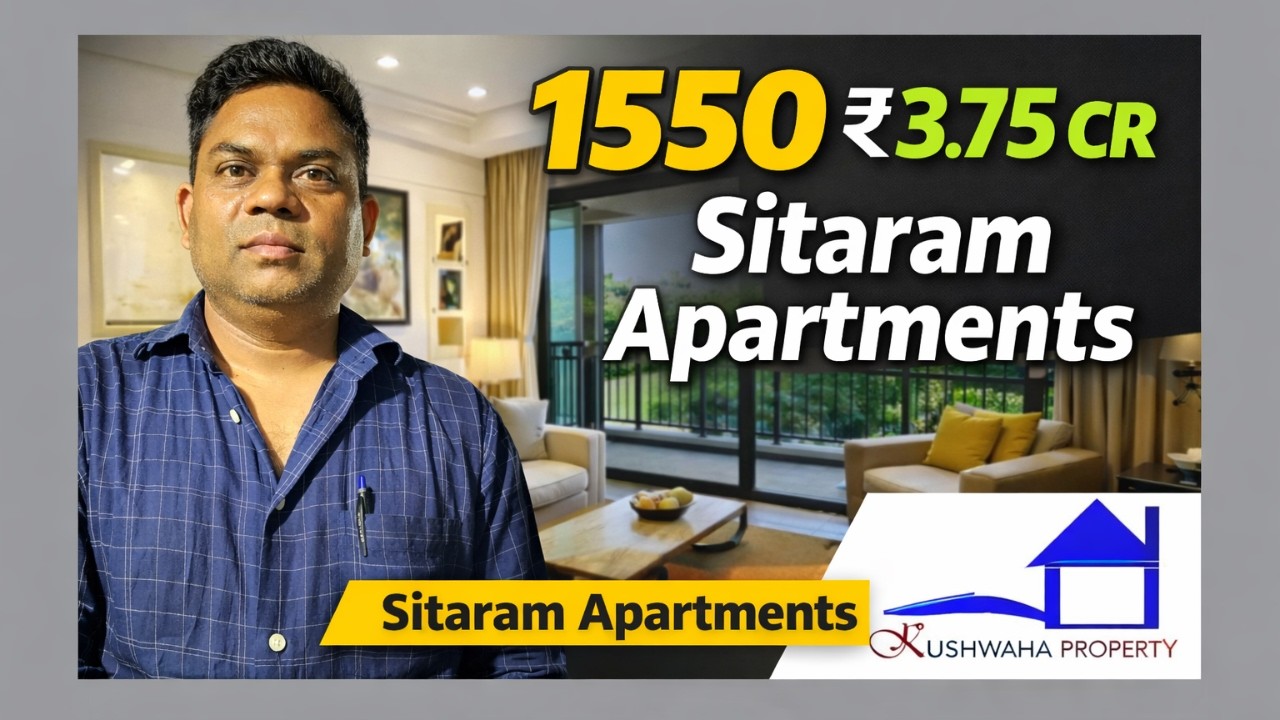 1550 SqFt 3BHK Flat for Sale in Sitaram Apartments | Price ₹3.75 Crore | Listed by Kushwaha Property