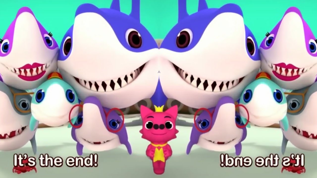 Pinkfong Takes a Photo with Baby Shark Family?! 📸🦈 Cute Ocean Moments |  11 effects Idea tutorial 😵😱