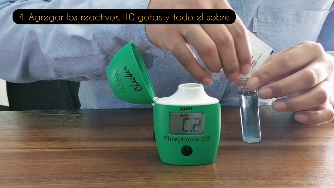 HI706 Colorimetro Fósforo - Expertos en Nutrición ®