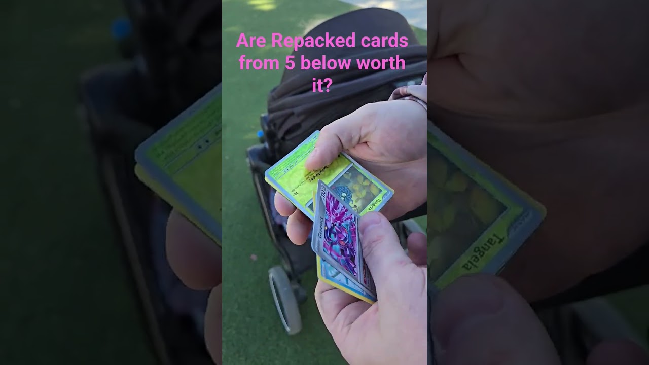 Worth it? Repacked cards from 5 below. #5below #5belowhaul #pokemoncards #pokemontcg #pokemon