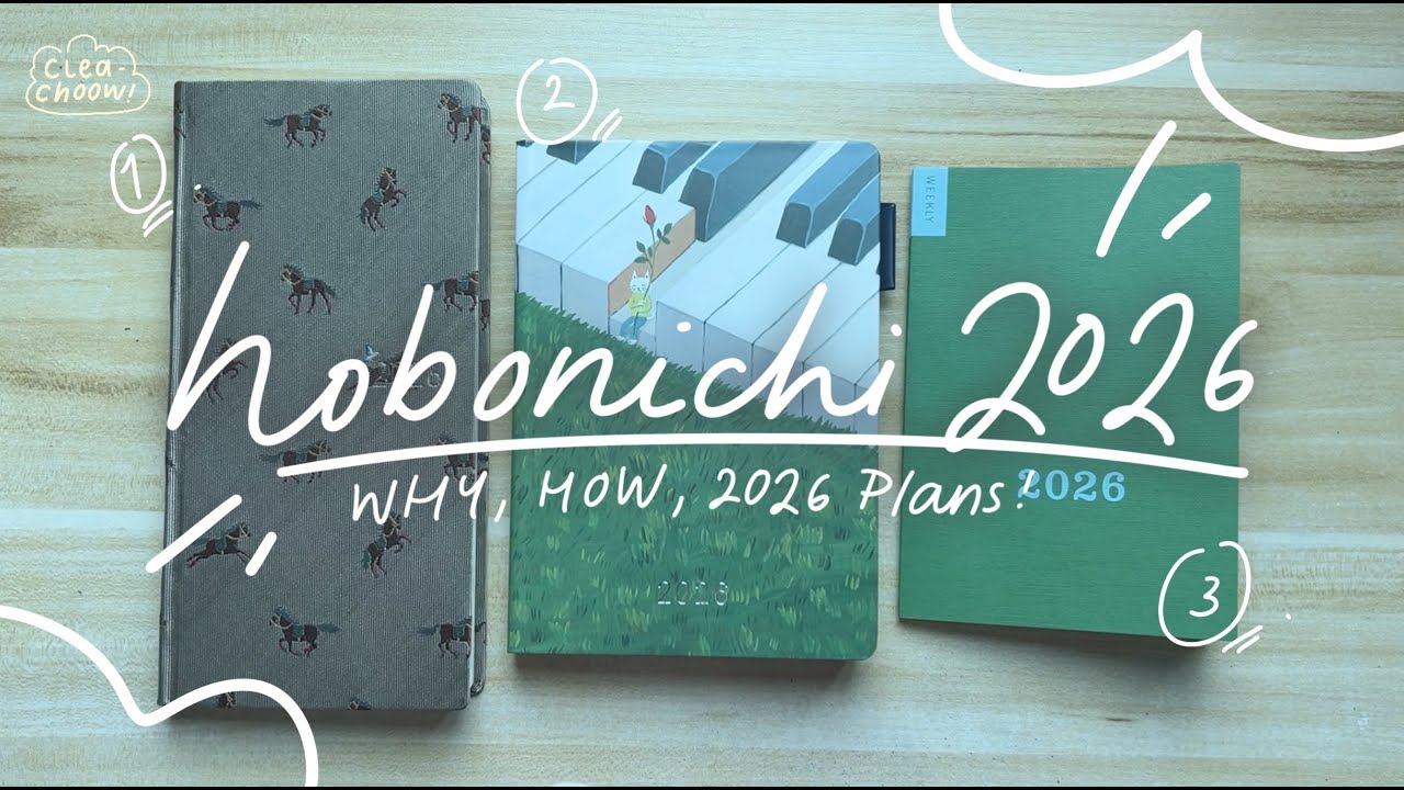 Hobonichi 2026 Haul! -  Weeks Mega, A6 Hon, A6 Weekly