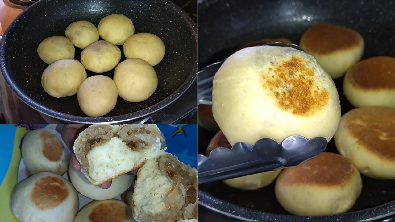 NO OVEN HOMEMADE PAN DE COCO niluto lang sa kawali