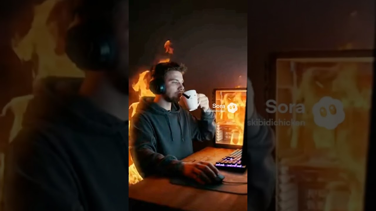 this is fine 😆😭🤖 