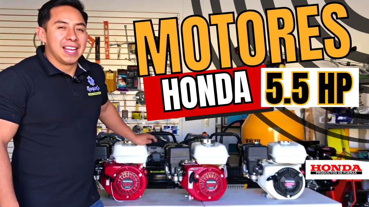 Motores Honda de 5.5 hp GX160, GX160 REDUCTOR y GP160 | Maquinco maquinaria