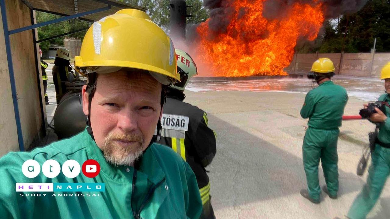 🔥Tűzközelben a százhalombattai kőolajfinomítóban