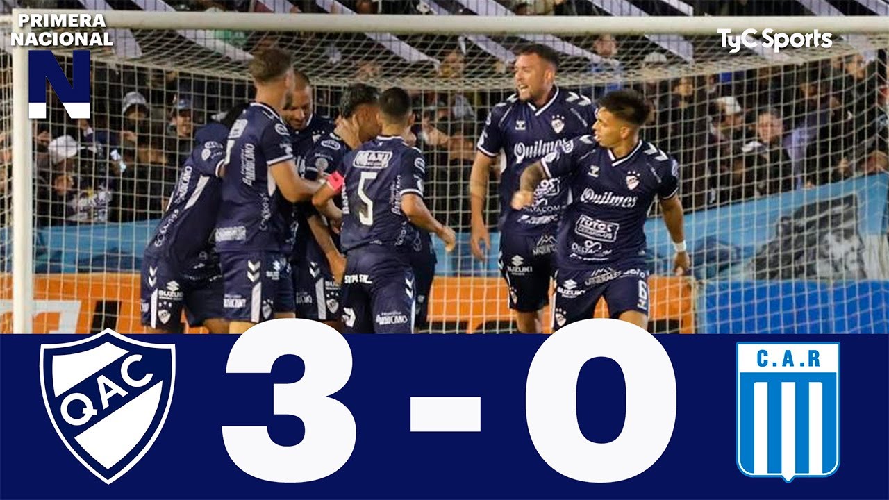 Quilmes 3-0 Racing (C) | Primera Nacional | Fecha 9 (Zona A)