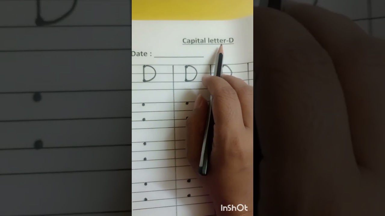 How to teach Capital letter C & D Nursery class week - 3