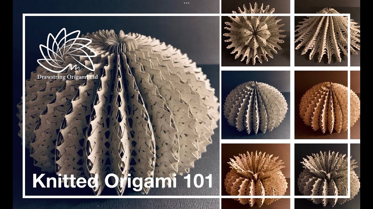 Knitted Origami 101 Tutorial