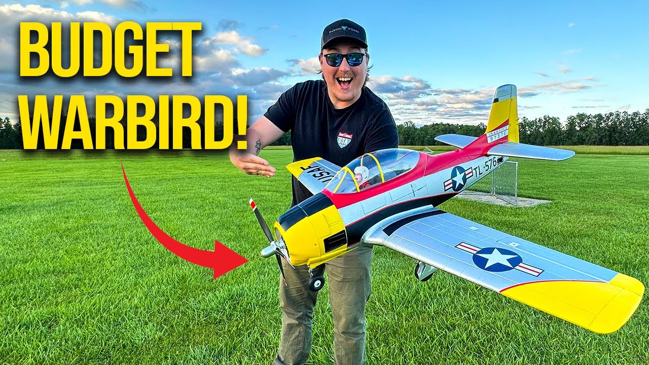 Budget Friendly RC Warbird: Arrows T-28 Trojan Maiden Flight