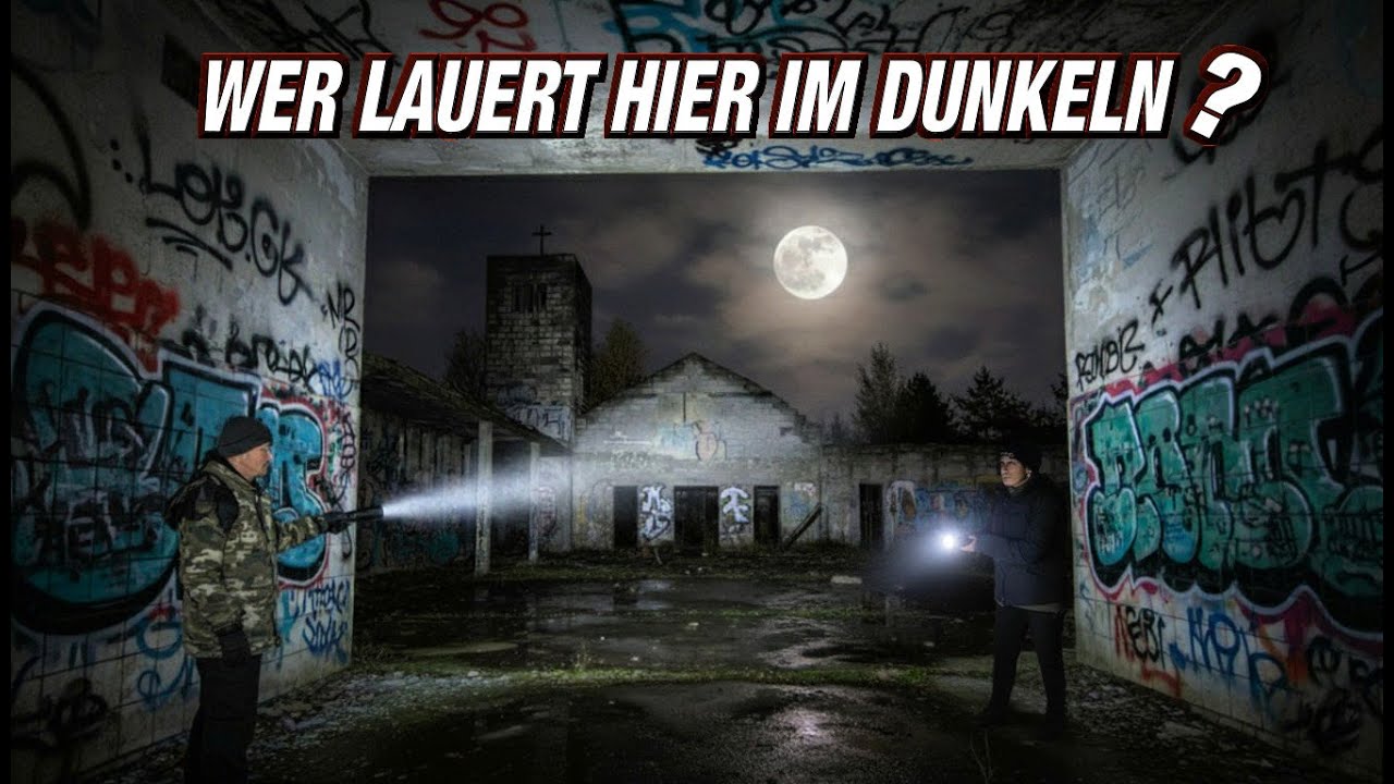 Wir werden beobachtet Plötzlich tauchen 12 Leute auf... Nachts in der verlassener Kaserne 😳😳😳