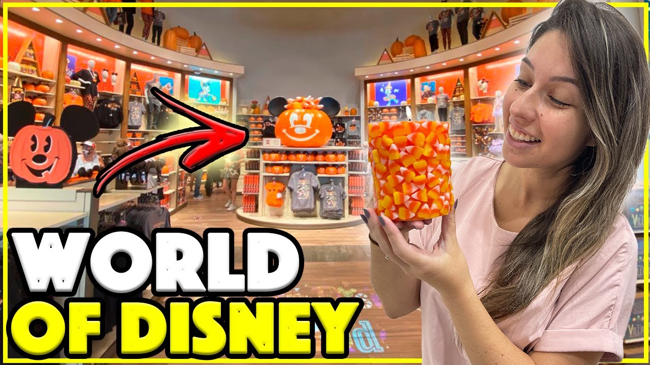 HALLOWEEN NA MAIOR LOJA DISNEY DO MUNDO - WORLD OF DISNEY ORLANDO