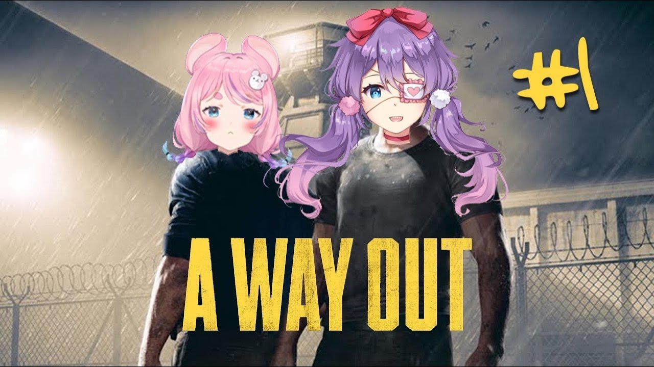 【A WAY OUT #1】 pink mouse and hikineet chuuni try to break outta prison @rachie