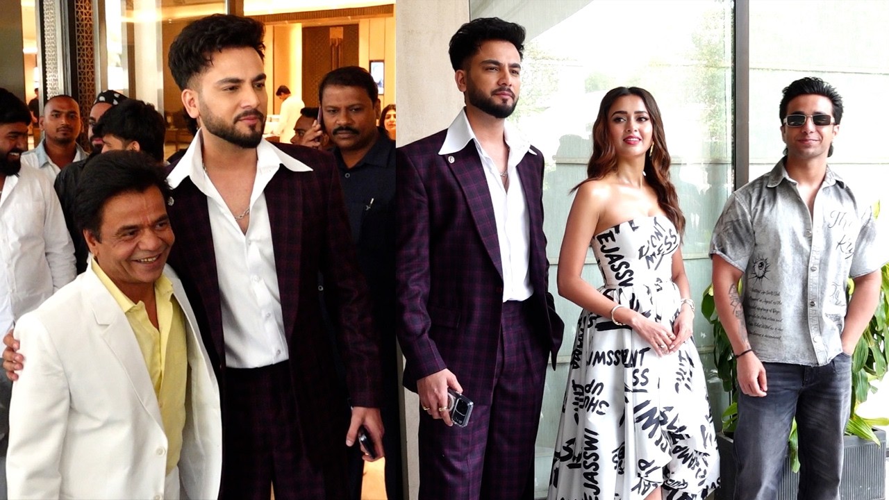 Elvish Yadav, Tejasswi Prakash & Aarush Bhola Spotted To Promote Show Playground Season 5