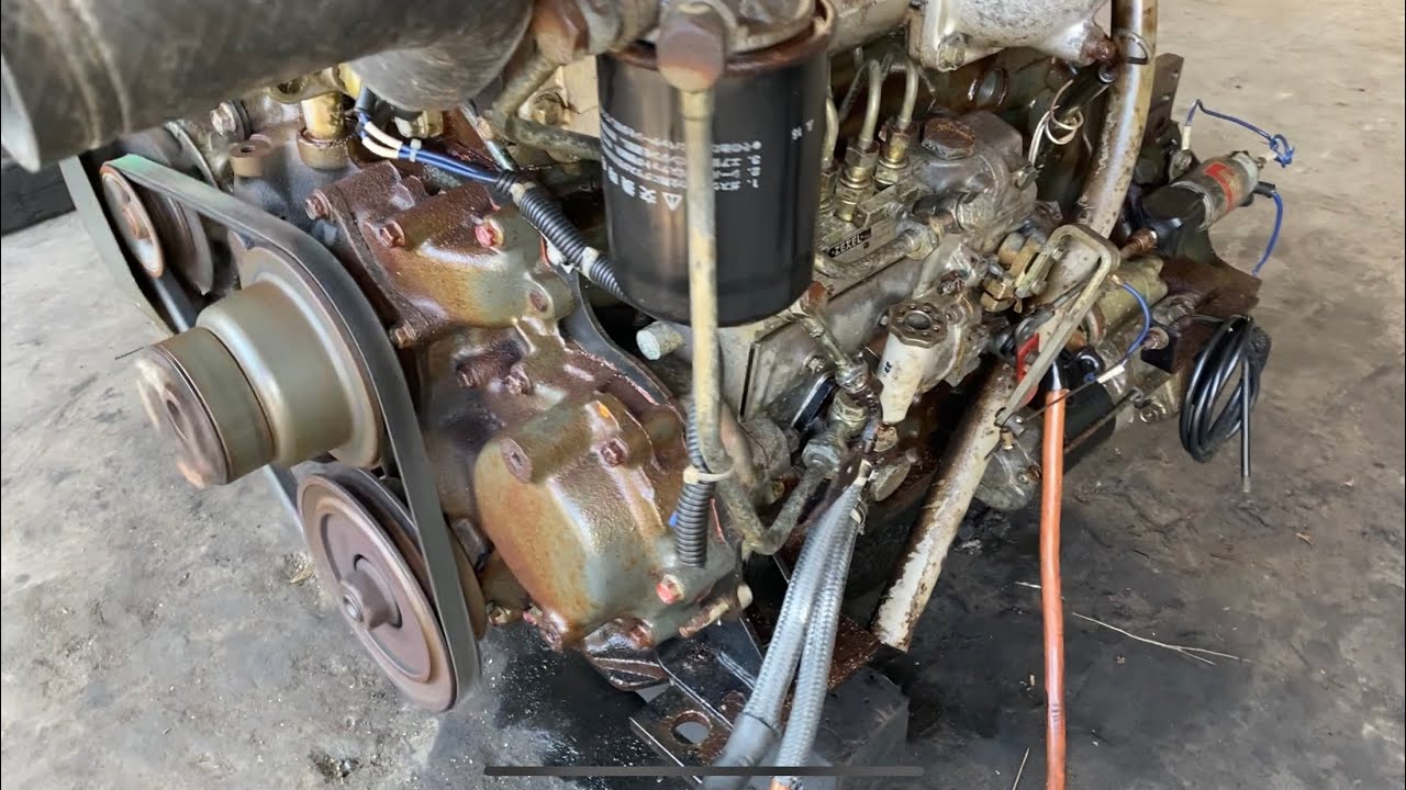 Mitsu 4D31 turbo 4 chân đời cao |Máy nghĩa địa Nhật nguyên zin | Đã bán về Kiên Giang