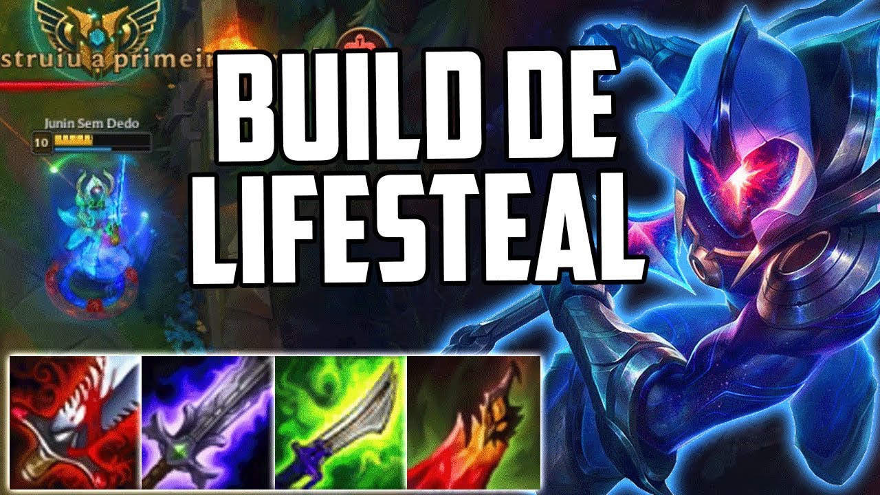 FIZ UMA BUILD QUE PASSOU DOS 500 DE AD E CHEGOU AOS 52% DE ROUBO DE VIDA - MASTER YI JUNGLE GAMEPLAY