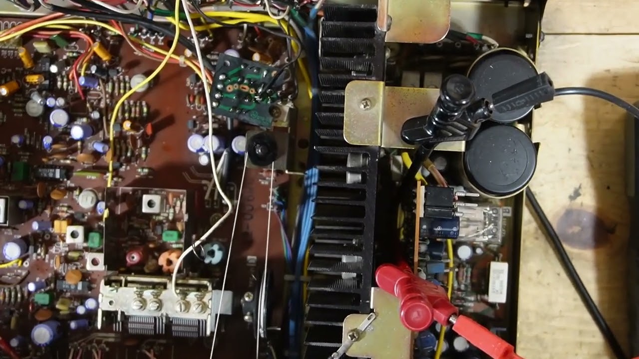 JVC JR-S300 Stereo Receiver Service: Replacing Lamps and Aligning the Amplifier