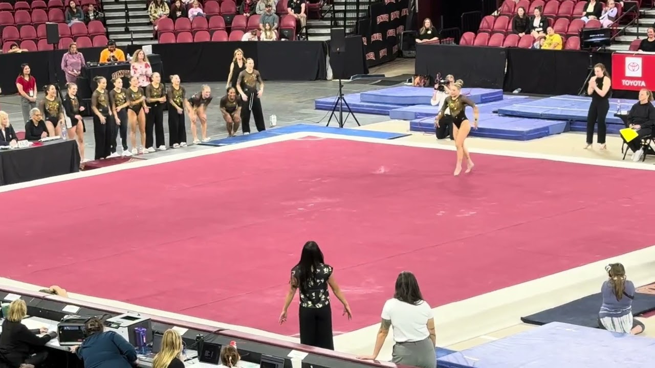 Amanda Hargraves Floor Exercise | Denver vs US Air Force Academy | NCAA Gymnastics 