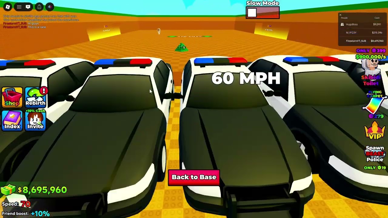 Race for the most money