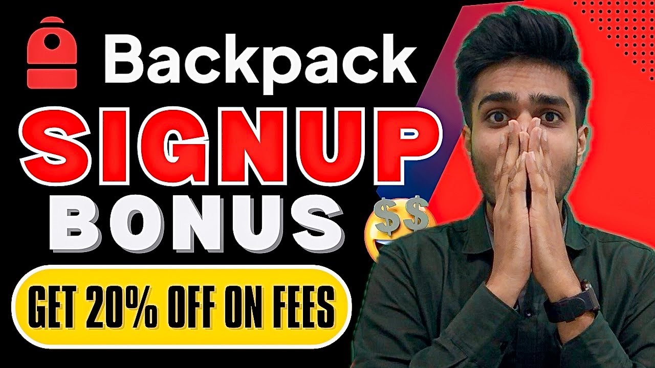 🔥 Best Backpack Signup Bonus for New Users 🎁 (Backpack Referral Code 2025) 💰 Get 20% Off On Fees 🚀