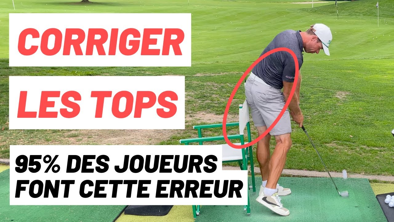 Comment corriger les tops ? Arrêter de toper la balle au golf.
