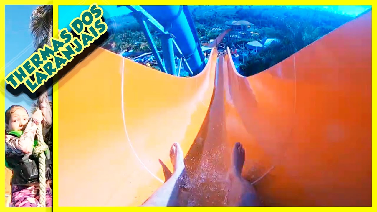 PARQUE AQUÁTICO TERMAS DOS LARANJAIS EM OLÍMPIA- PAPAI PARECE CRIANÇA