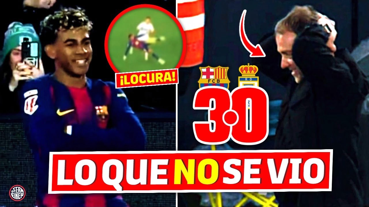 😱 DEL BRUTAL GOLAZO de LAMINE YAMAL a la REACCIÓN de FLICK 🔥 LO QUE NO SE VIO del BARÇA 3-0 OVIEDO ⛔