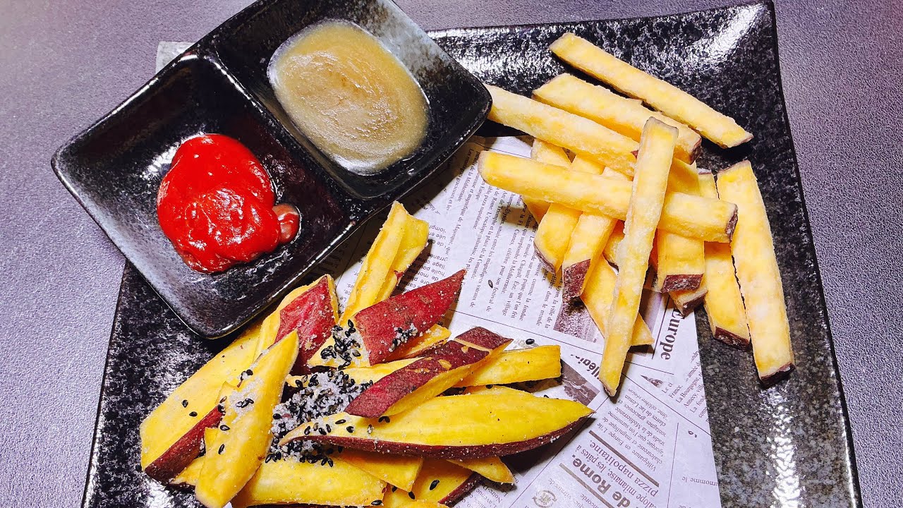 さつまいもフライ&スティックⅰバター醤油ソース｡