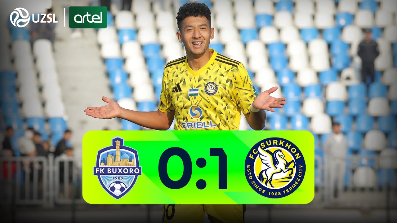 Superliga 30-tur. Buxoro - Surxon bahsida kiritilgan gol va xavfli vaziyatlar (Highlights)