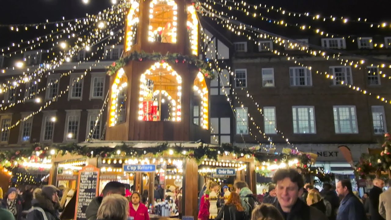 4K l Christmas Market 2024 l  Kingston-upon-Thames!