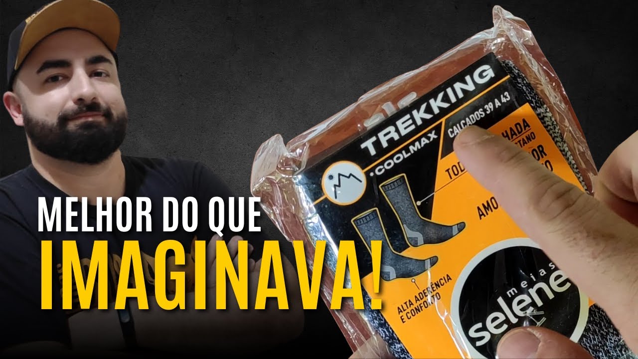 Unboxing das MEIAS Selene ideais para TREKKING e ACAMPAMENTO SELVAGEM