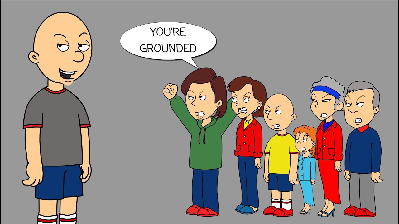 Classic Caillou Misbehaves All Day/Grounded
