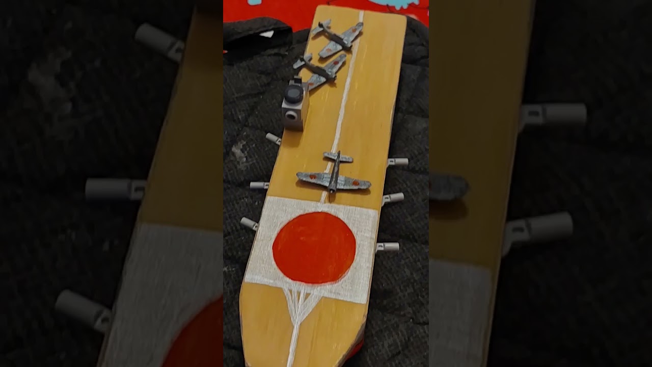 Ijn akagi (pine wood derby car) 