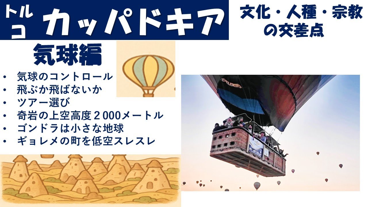 トルコ：カッパドキア気球編