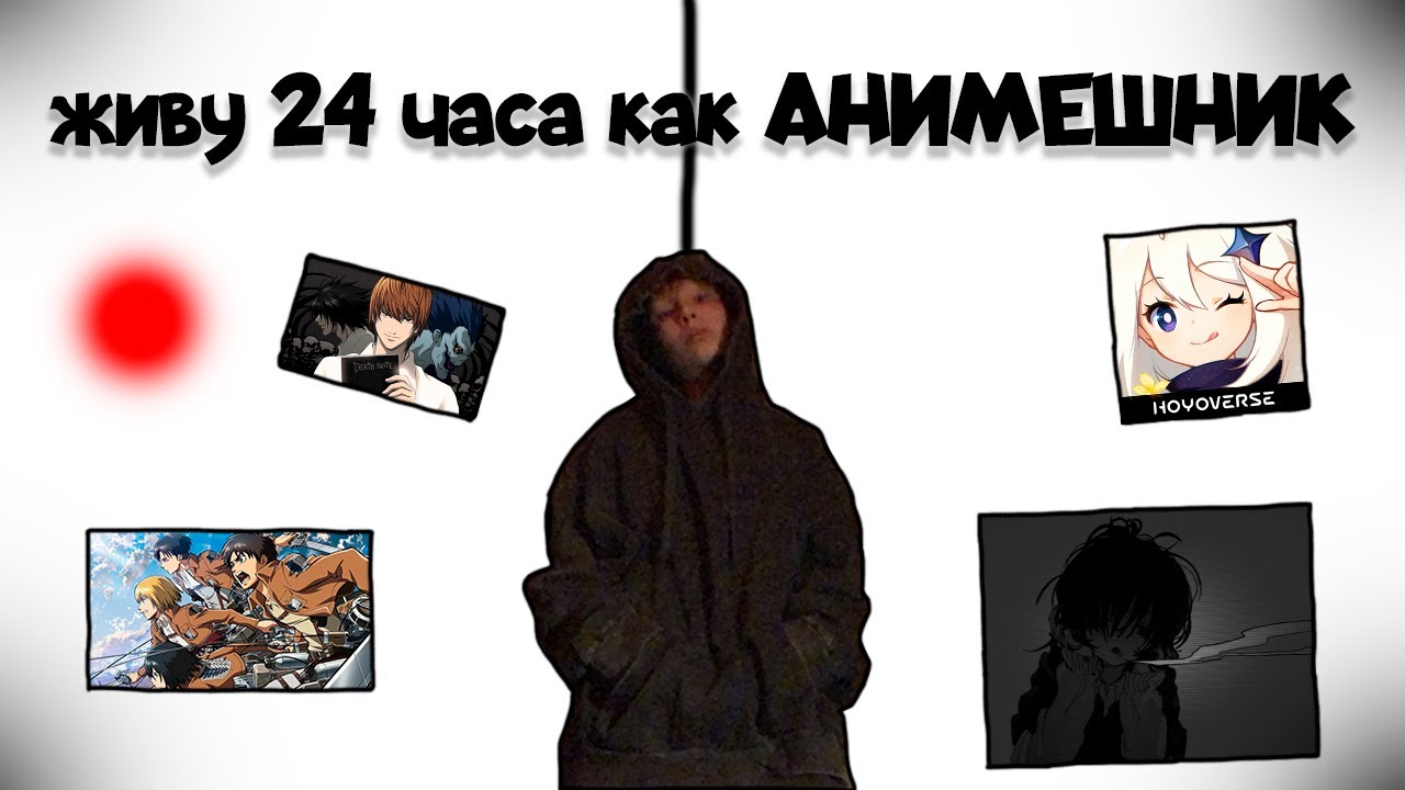 живу 24 ЧАСА как АНИМЕШНИК